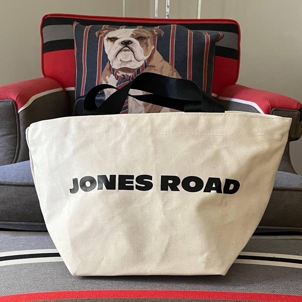 Jones Road Market Tote with Black Handles - Picture 3 of 5